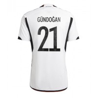 Tyskland Ilkay Gundogan #21 Replika Hemmatröja VM 2022 Kortärmad